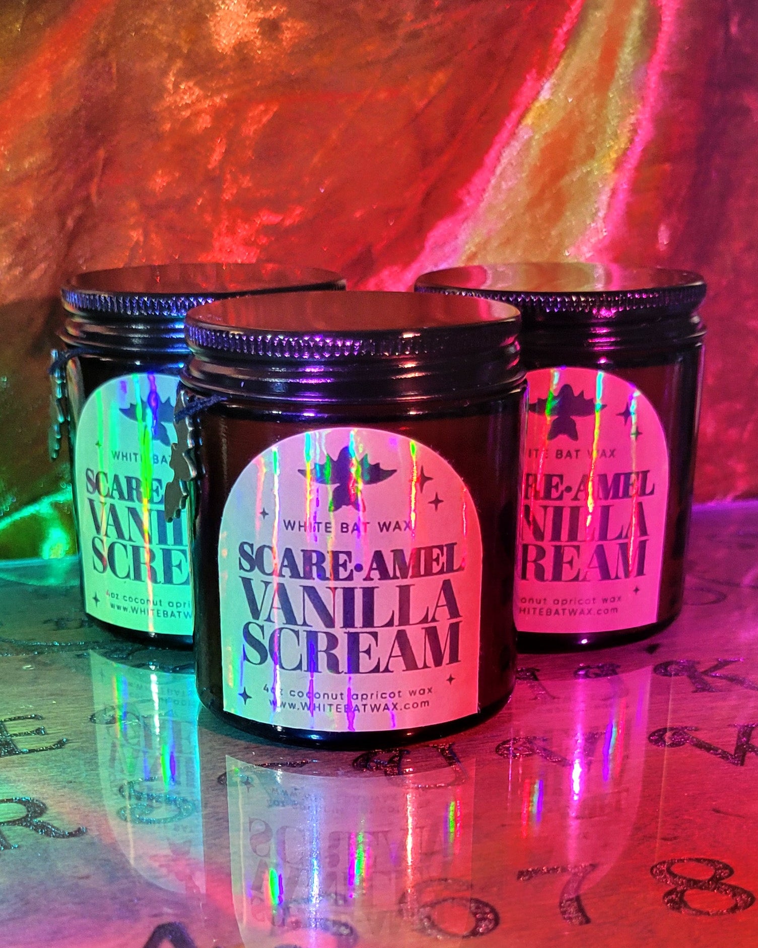 Caramel Vanilla mini apothecary candle