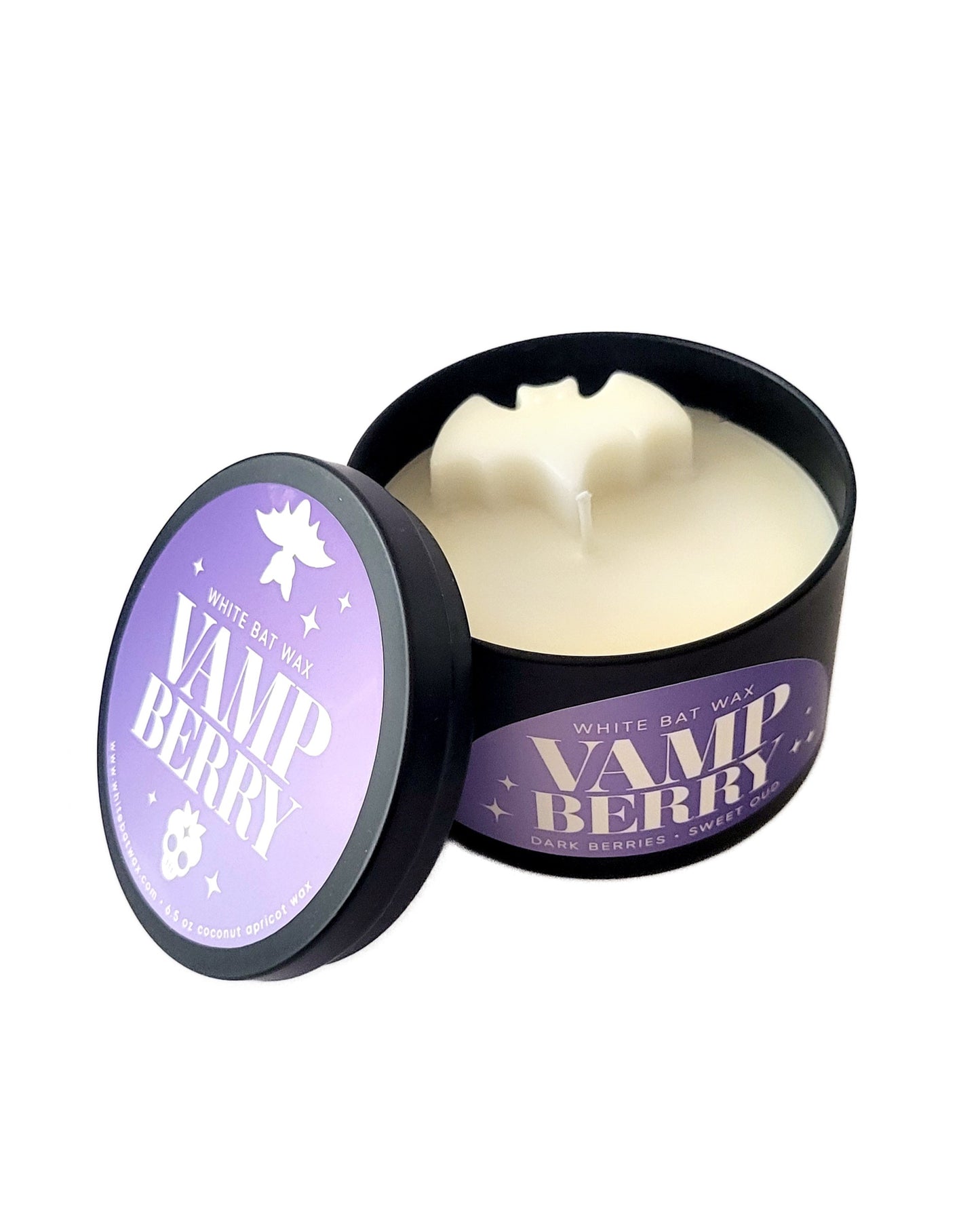 Vamp Berry dark berry and vanilla scented gothic candle