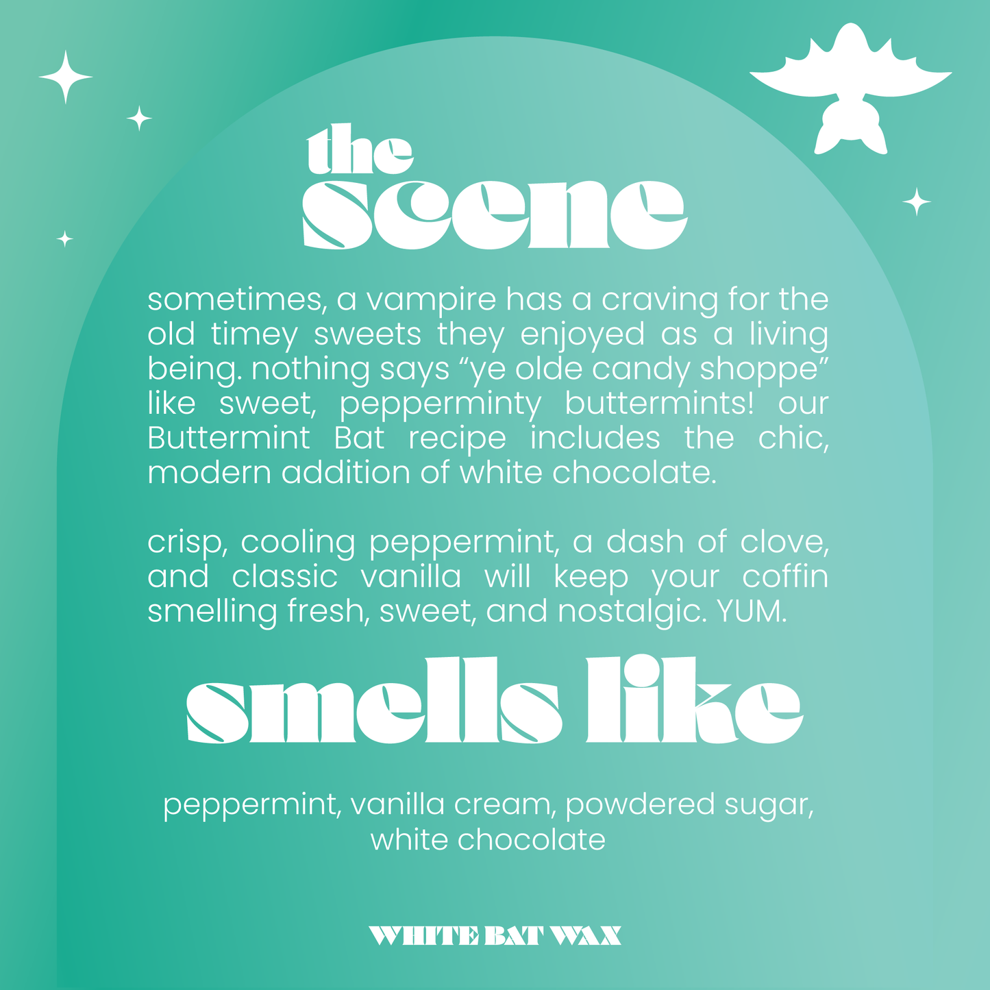 Buttermint Bats Wax Melts